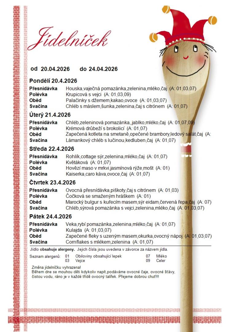 Jídelníček 200426