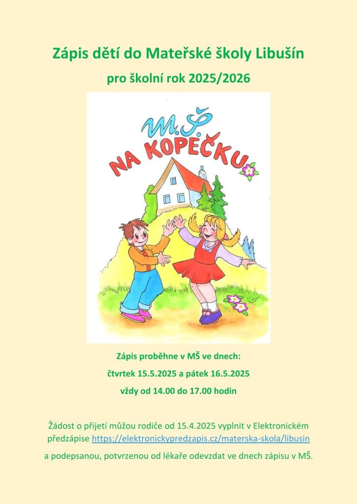 Zápis 2025
